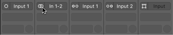 Figure. Side-by-side of mono and stereo input format.