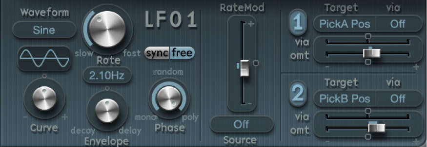 Figure. LFO section.