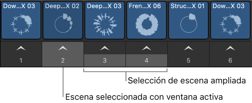 Ilustración. Varias escenas seleccionadas.