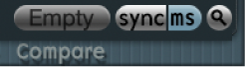 Figure. Boutons Compare, Sync et ms.