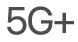 Ikona statusu — 5G+.