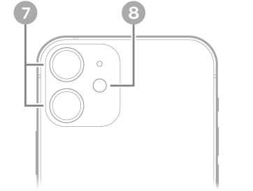 Rückansicht des iPhone 12 mini.