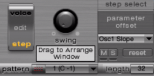 Abbildung. Taste „Drag to Arrange Window“