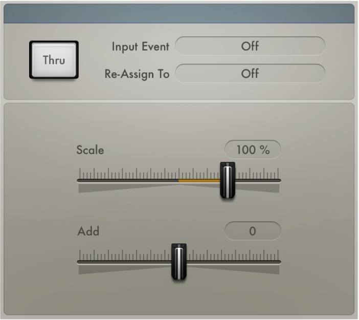 Figure. Modifier window.