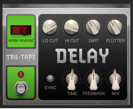 Figure. Tru-Tape Delay stompbox window.