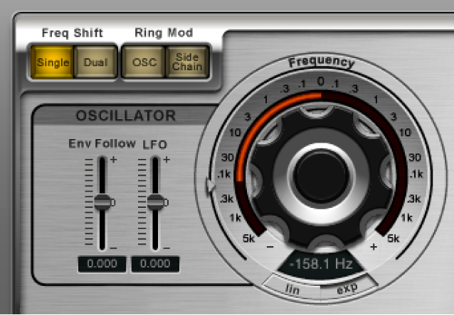 Abbildung. Parameter des Ringshifter-Oszillators