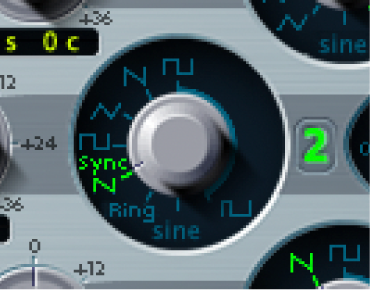 Figure. Oscillator Sync option.