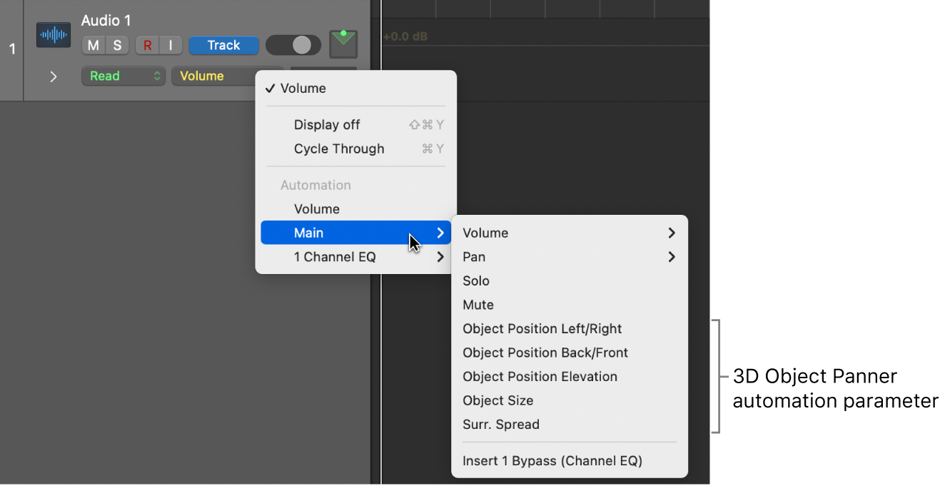 Figure. Automation parameters.