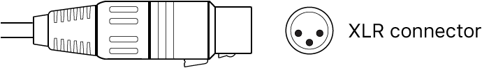 Figure. Illustration of XLR connector.