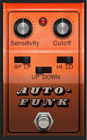 Figure. Fenêtre stompbox Auto-Funk.