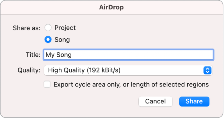 AirDrop dialog.