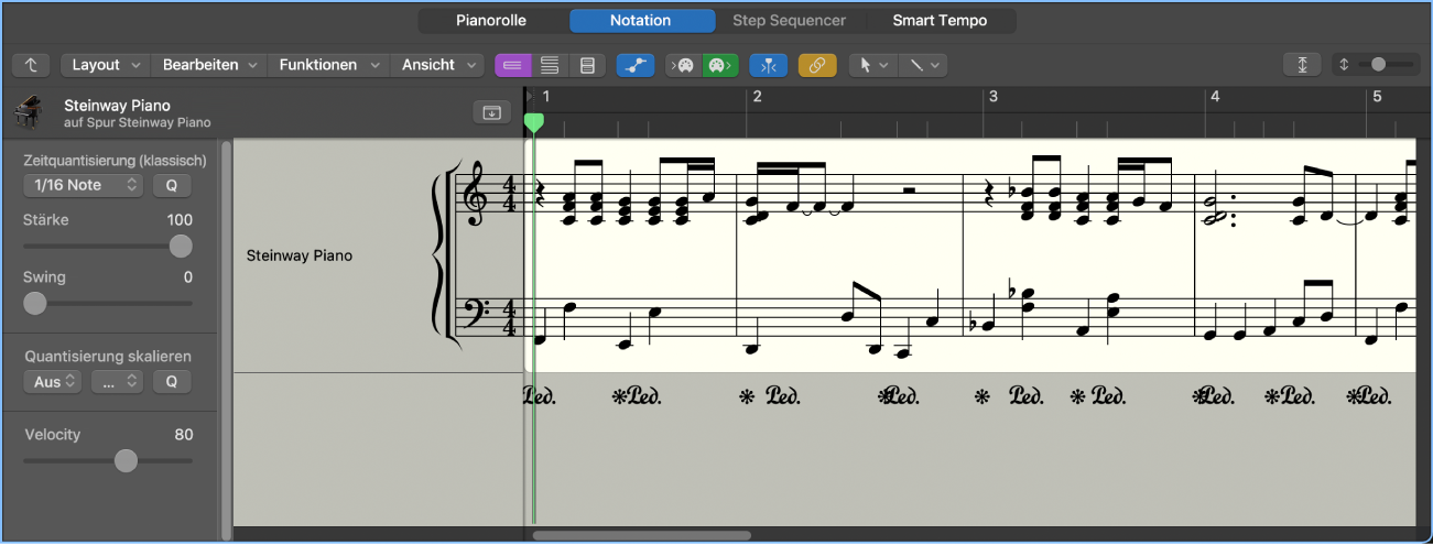 Abbildung. Der Notationseditor