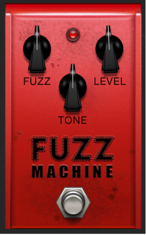 Ilustración. Ventana del stompbox Fuzz Machine.