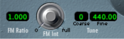 Figure. Paramètres de base Tracking Oscillator