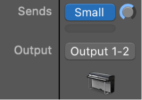 Figure. Pre fader Send knob.