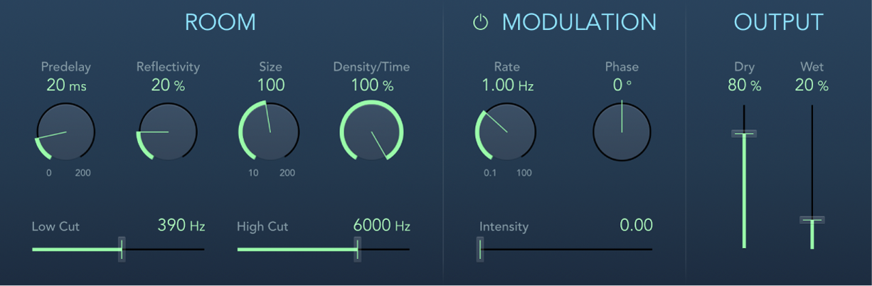 Figure. SilverVerb plug-in.