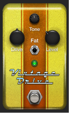 Figure. Fenêtre stompbox Vintage Drive.