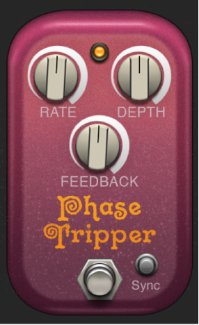 図。「Phase Tripper」ストンプボックスウインドウ。