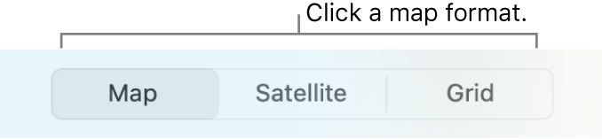 Map, Satellite, and Grid buttons.