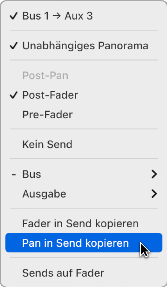 Abbildung. Befehl „Pan in Send kopieren“