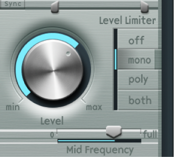 Figure. Level Limiter parameters.