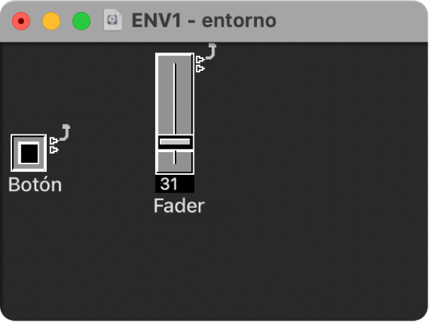 Ilustración. Se muestra una ventana Entorno flotante sin marco.