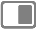 die Taste „Split View – rechts“