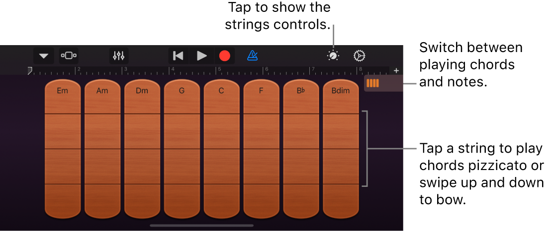 Strings Touch Instrument