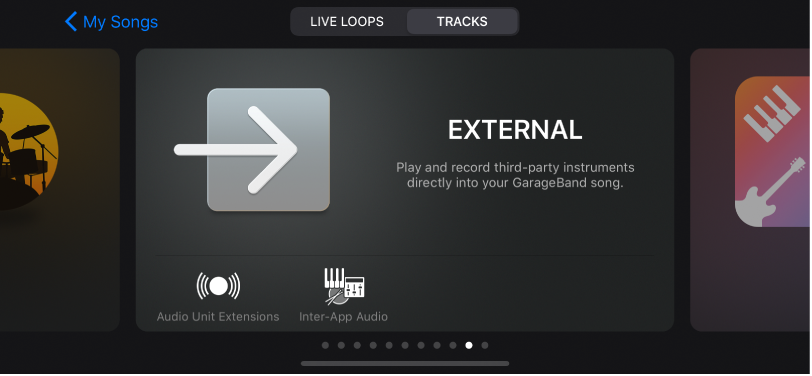 Figure. Sound browser showing Audio Unit Extensions.