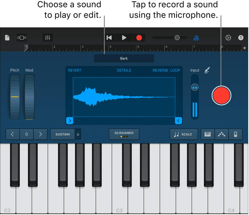 Sampler Touch Instrument