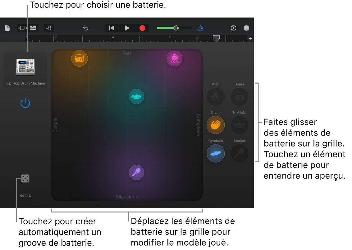 Instrument tactile Smart Drums