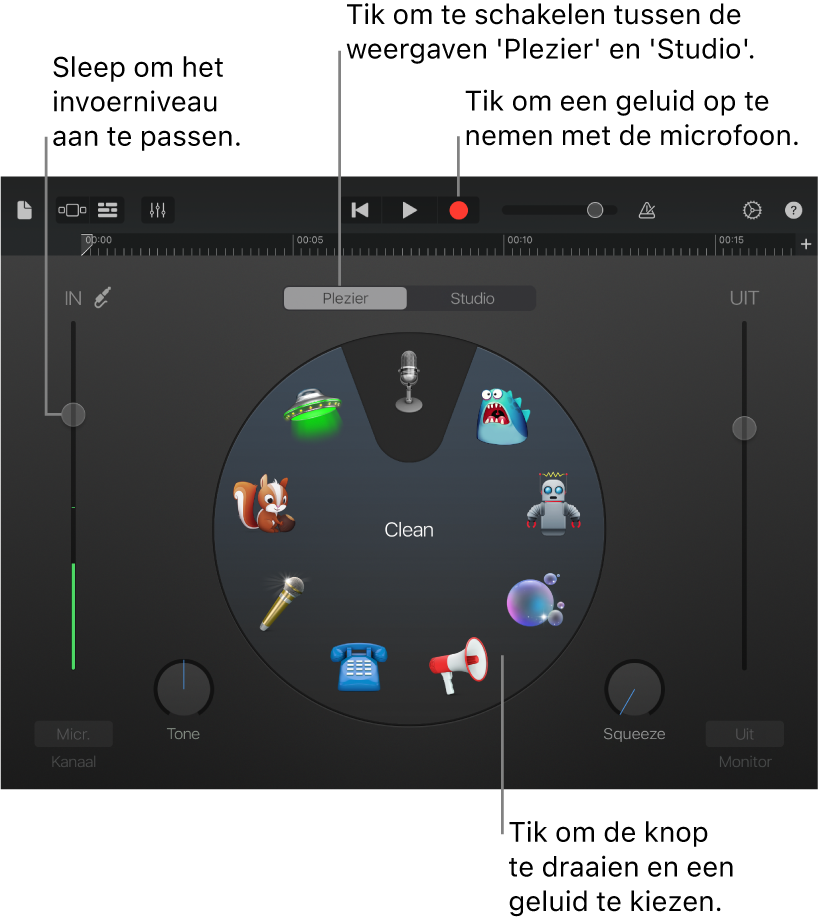 Touch-instrument Audiorecorder