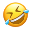 El emoji de una carcajada.