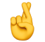 Emoji Držím palce.