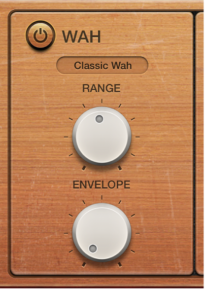 Figure. Vintage Clav Wah parameters.