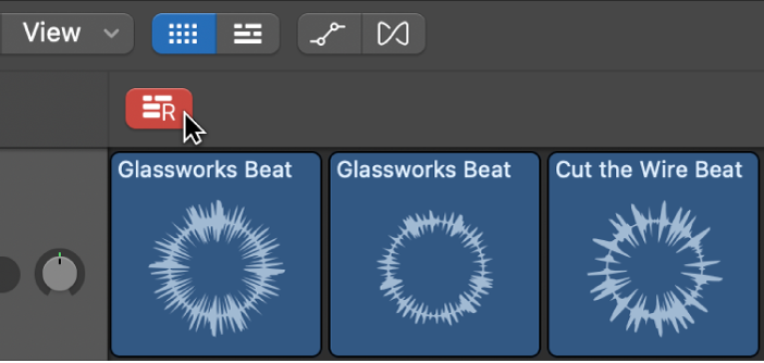 Figure. Enable Performance Recording button.