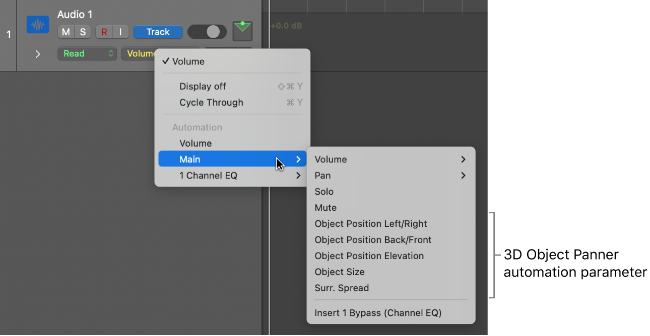 Figure. Automation parameters.