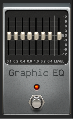 Ilustración. Ventana del stompbox Graphic EQ.