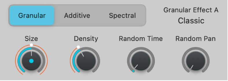 Figure. Modes de synthèse de Sample Alchemy.