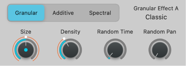 Figure. Effet granulaire de Sample Alchemy.