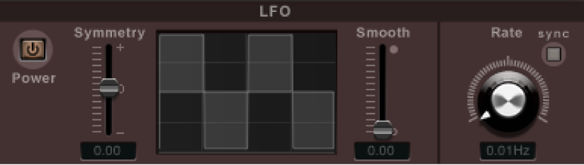 Figure. Paramètres Ringshifter LFO.