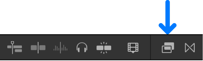 The Effects button in the toolbar