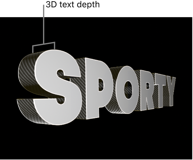 显示 3D 字幕侧面的检视器