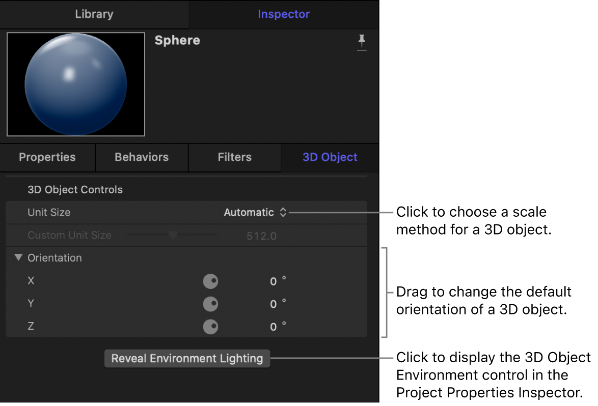 3D Object Inspector