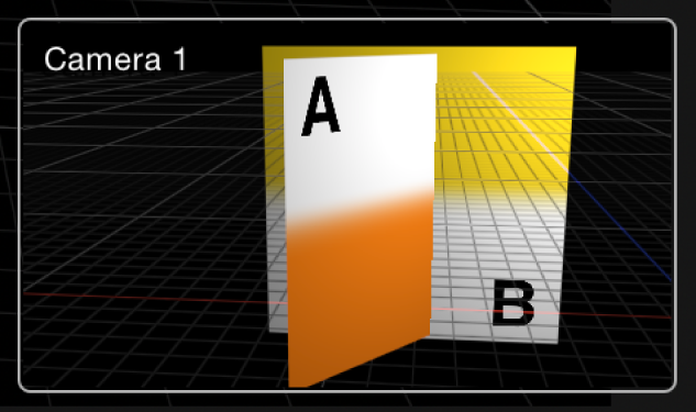 Recuadro de visualización con la cámara en perspectiva