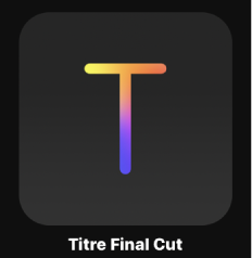 Icône de titre Final Cut dans le navigateur de projets