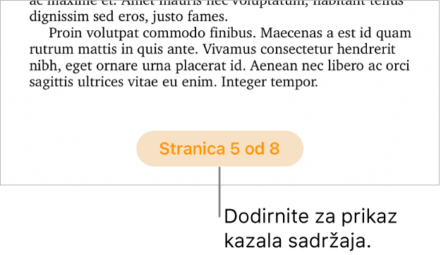 Otvoreni dokument s brojem stranica “3 od 3” u središtu na dnu zaslona.