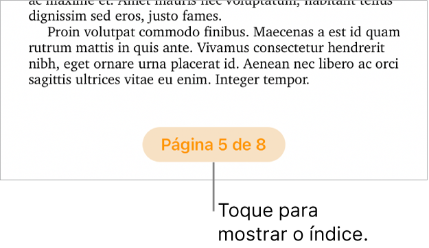 Um documento aberto com a contagem de páginas “3 de 3” no centro da parte inferior da tela.