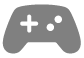 le bouton Manette de jeu