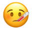 Emoji z chorobą.